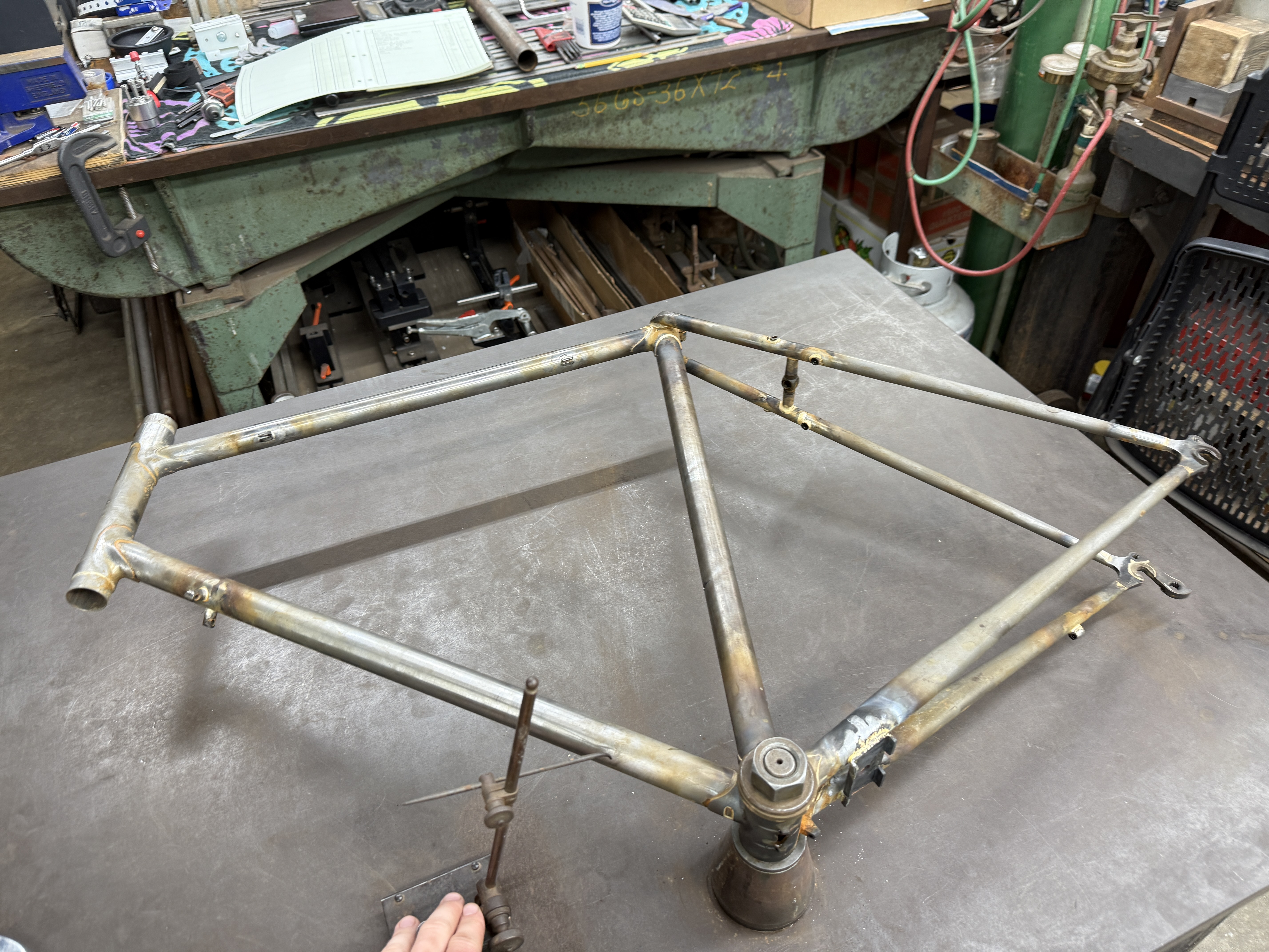 Large Rheometer Setup